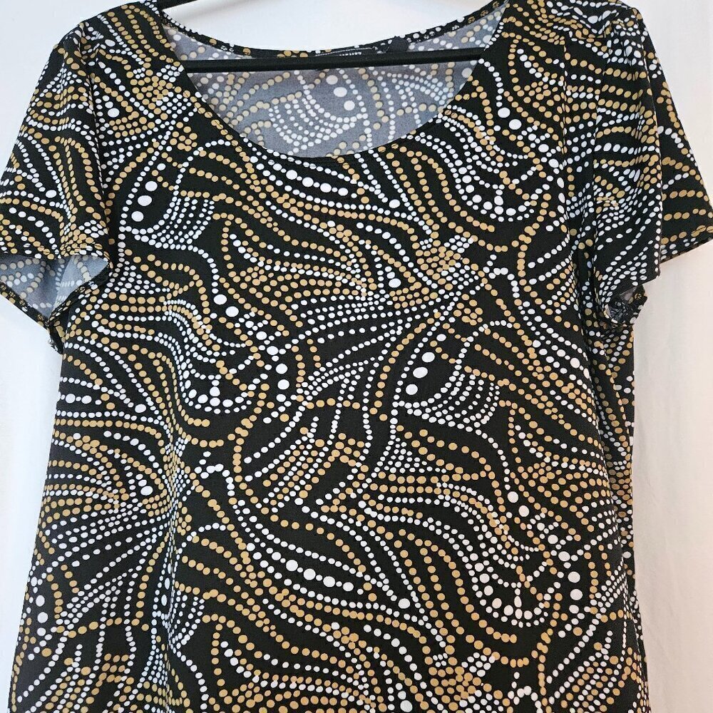 Elementz Women's pullover scoopneck blouse XL